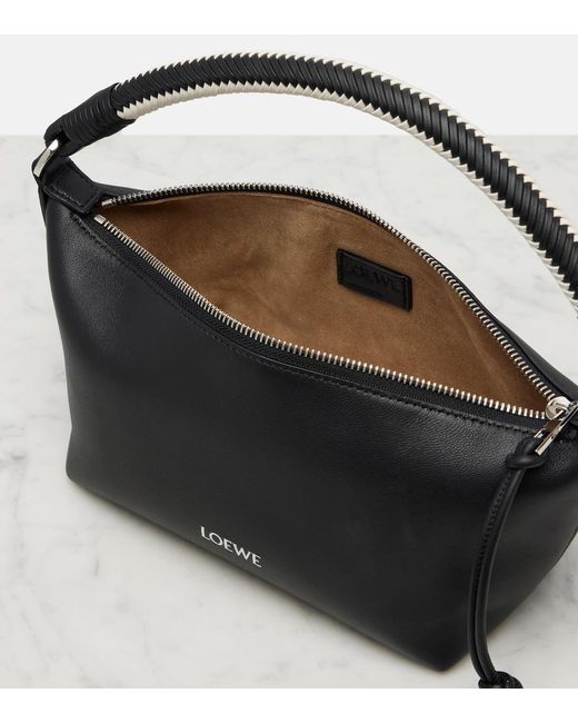 Loewe Black Cala Small Leather Top-Handle Bag