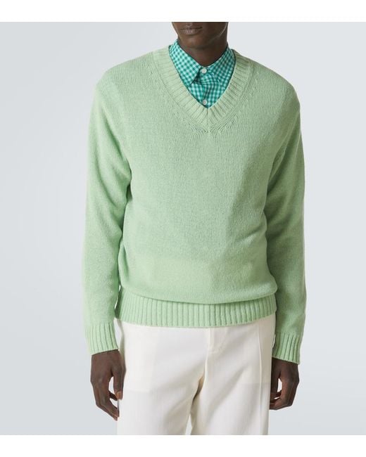 Pull En Cachemire Auralee pour homme en coloris Green