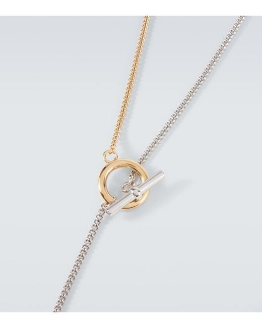 J.W. Anderson White Pendant Necklace for men