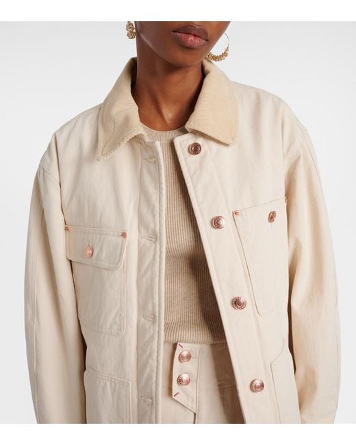 Isabel Marant Natural Ninon Cotton Blouson