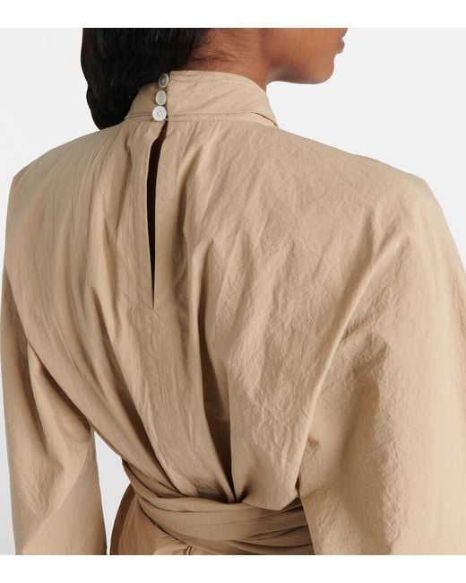 Lemaire Natural Belted Cotton Top