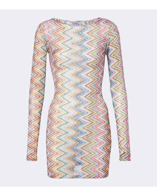 Missoni Multicolor Zigzag Minidress