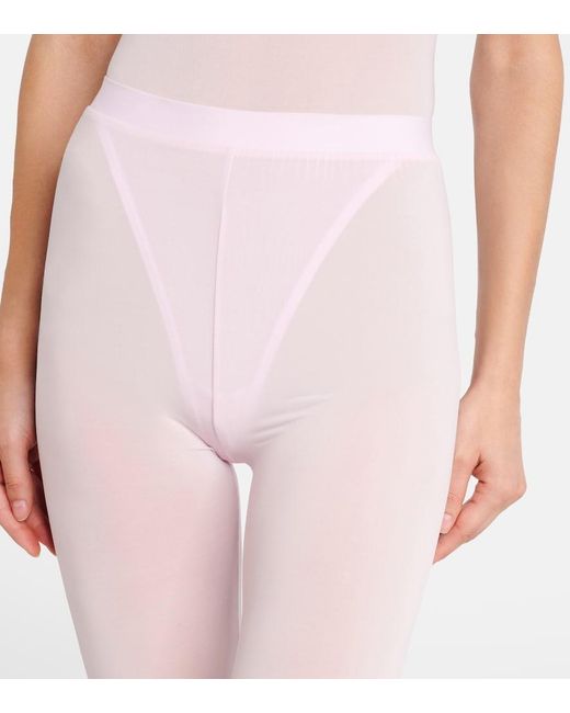 Wardrobe NYC White Sheer Leggings