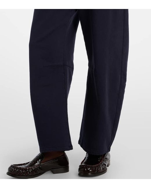 Citizens of Humanity Blue Miro Cotton Fleece Sweatpants