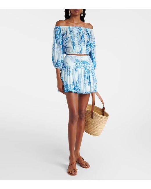 Minigonna Colleen di Poupette in Blue