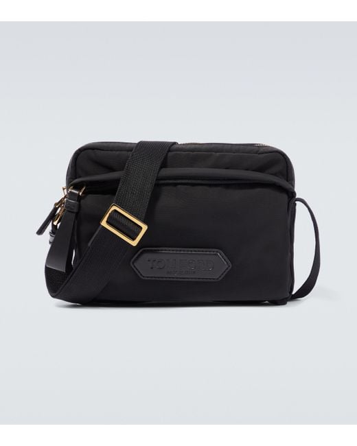 Tom Ford Mini Messenger Bag in Black for Men | Lyst Canada