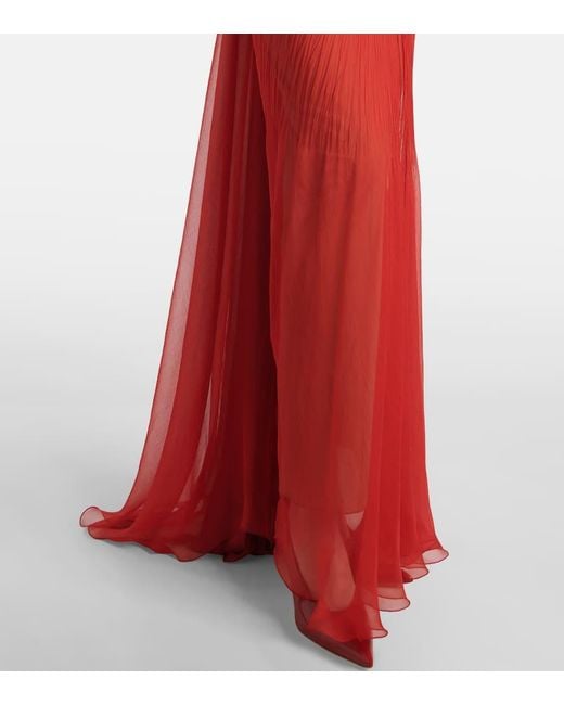 Robe Longue Ariadne Maria Lucia Hohan en coloris Red