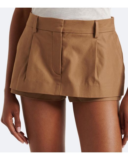 Acne Brown Cotton Skort