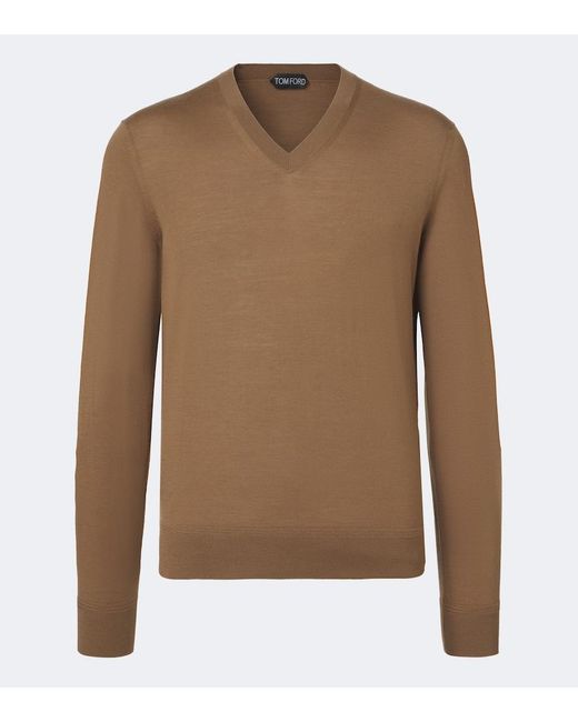 Tom Ford Brown Wool Sweater for men