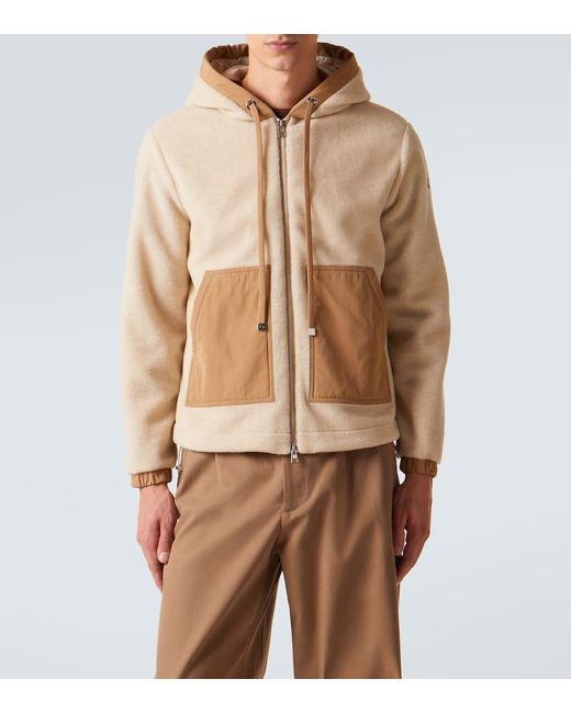 Sweat-Shirt A Capuche Moncler pour homme en coloris Natural