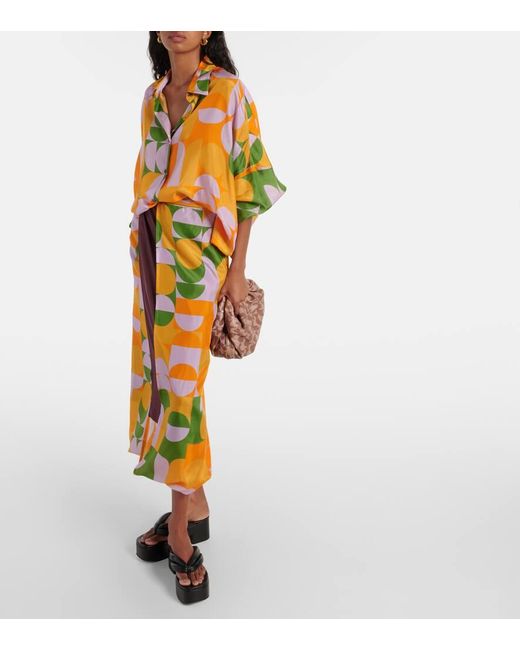Camicia di Dries Van Noten in Yellow