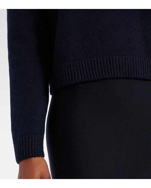 Khaite Blue Leta Cashmere Sweater