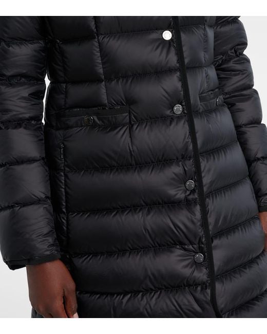 Moncler Black Daunenmantel Hirma