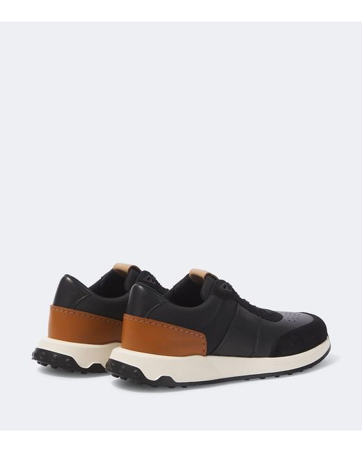 Tod's Black Leather Sneakers for men