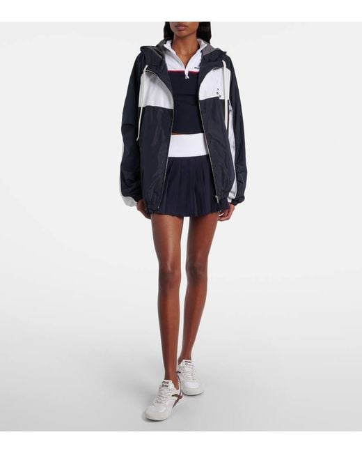 X New Balance Chaqueta Deportiva De Popelin Miu Miu de color Blue