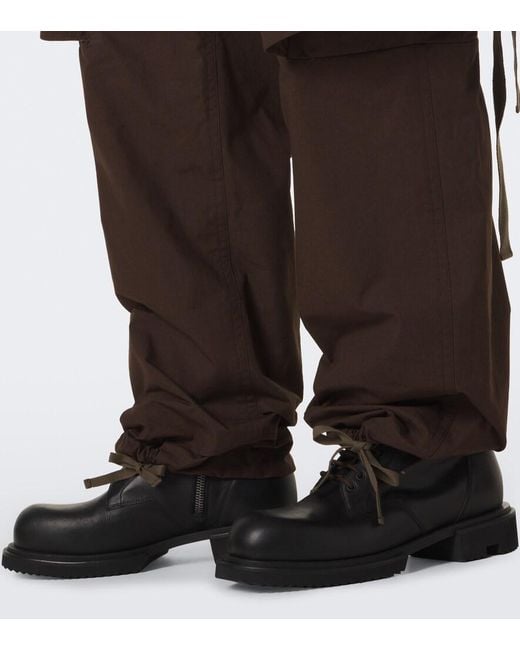 Sacai Brown Cotton-Blend Ripstop Cargo Pants for men