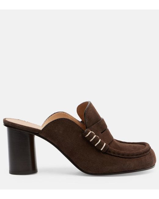 J.W. Anderson Brown 75 Suede Mules