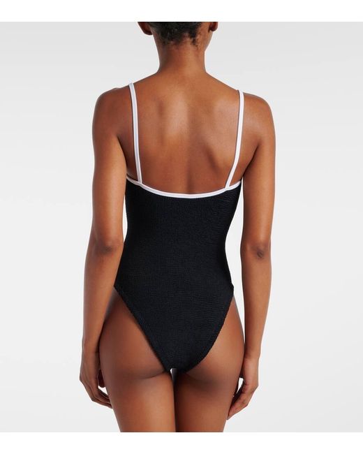 Hunza G Black Badeanzug Pamela