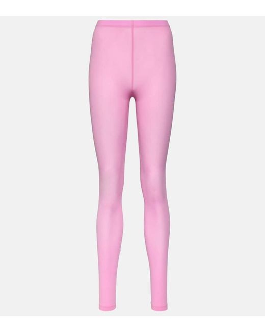 Isabel Marant Pink Fibby Sheer leggings