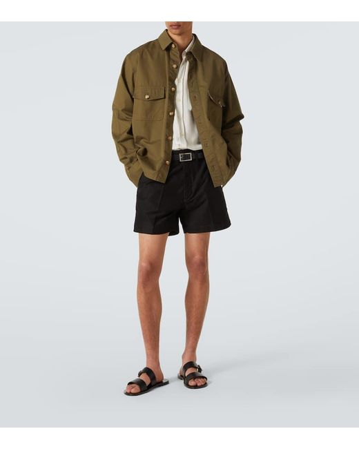 Saint Laurent Brown Ios Leather Sandals for men
