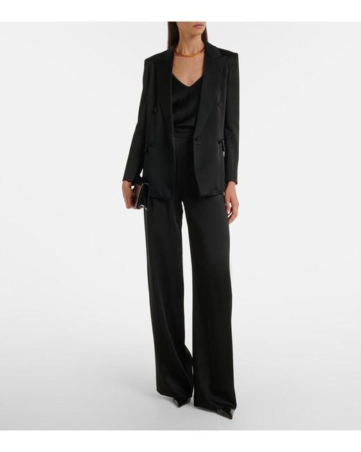 Max Mara Black Satin Camisole