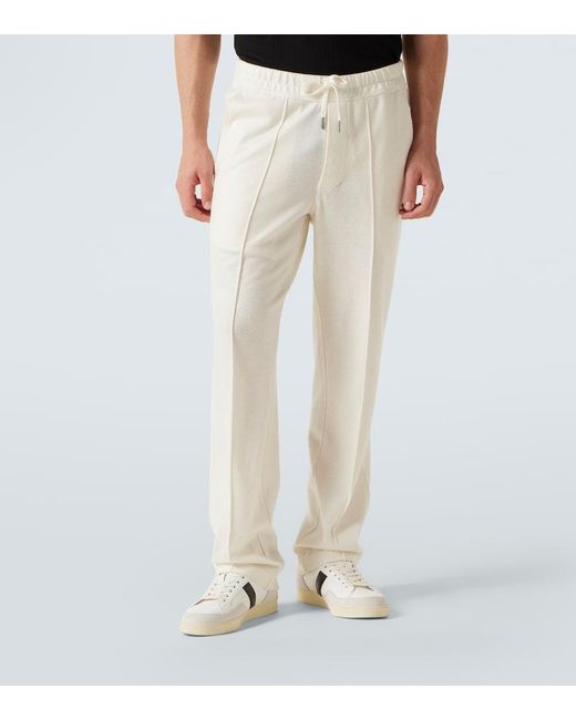 Tom Ford White Cashmere Sweatpants for men