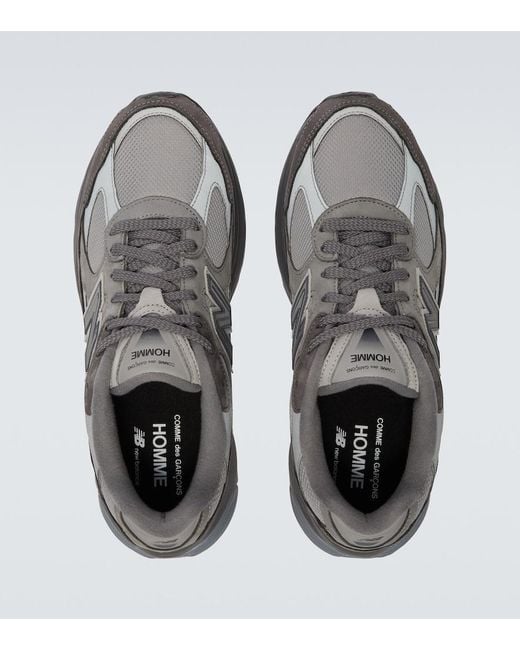 Comme des Garçons Gray X New Balance 2010 Suede-Trimmed Sneakers for men