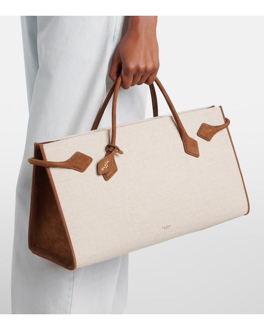 Borsa Le Teckel di Alaïa in Natural