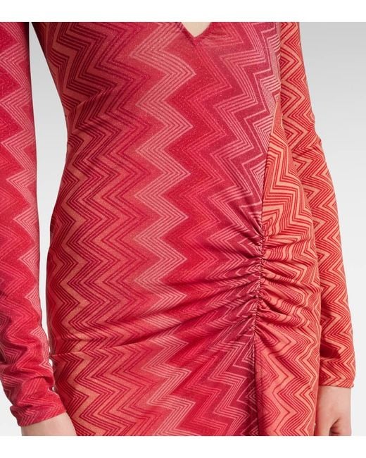 Missoni Red Cut-Out Maxi Dress
