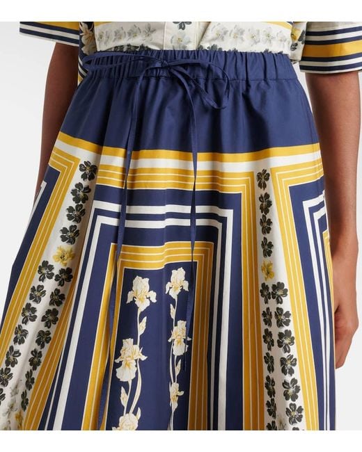 Jupe Midi Imprimee En Coton LaDoubleJ en coloris Multicolor