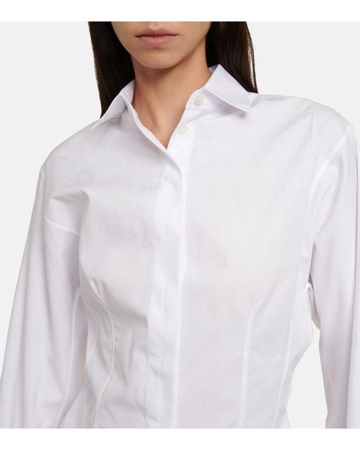 Camisa De Algodon Alaïa de color White