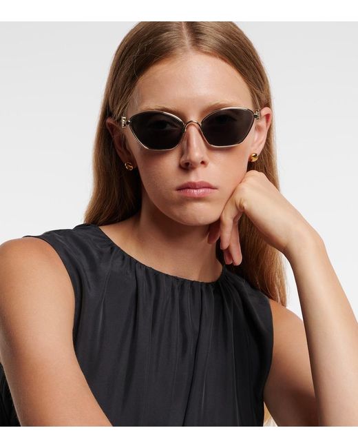 Loewe Blue Anagram Cat-Eye Sunglasses