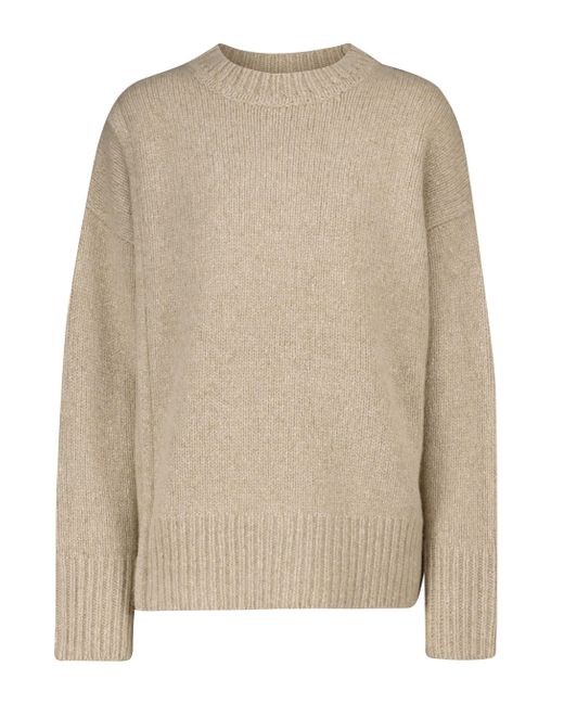 The Row Natural Capua Cashmere-blend Sweater
