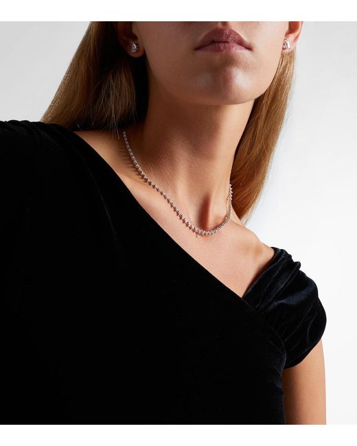PERSÉE White 18Kt Tennis Necklace With Diamonds