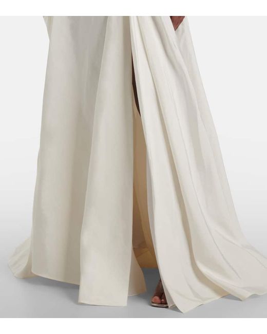 Vivienne Westwood White Bridal Tabitha Off-Shoulder Faille Gown