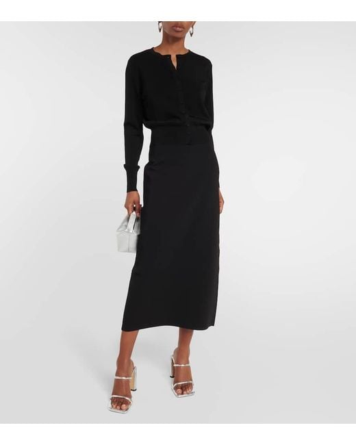 Proenza Schouler White Square Slide Metallic Leather Sandals