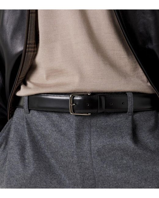 Tod's Black Leather Belt for men