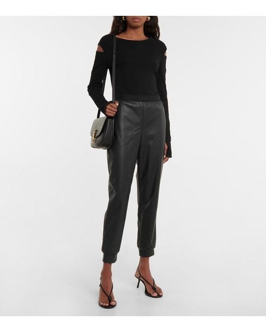 Wolford Black Cropped Tapered Pants