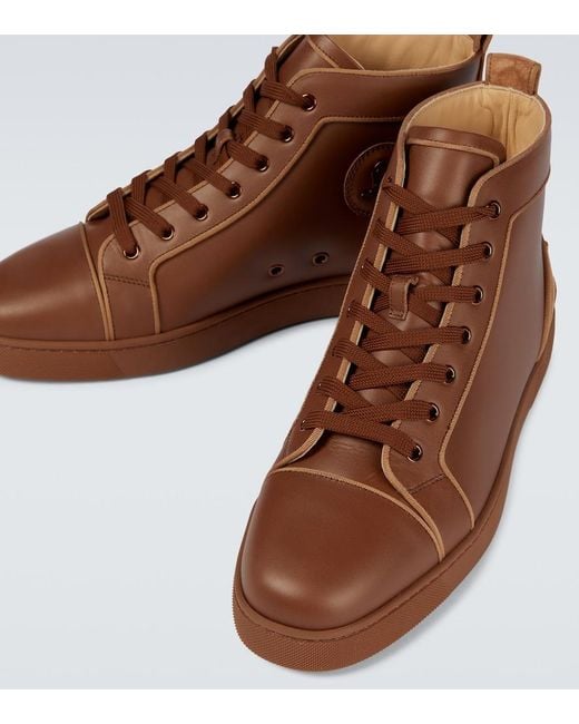 Christian Louboutin Brown Fun Louis Sneakers for men