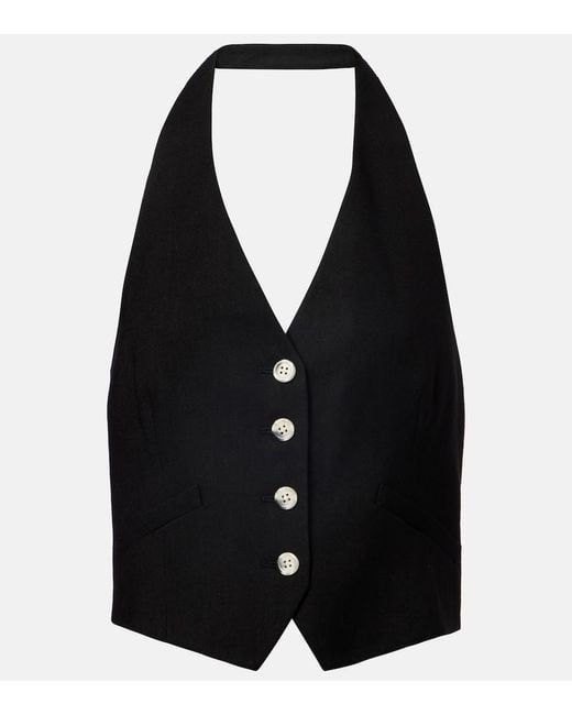 Veronica Beard Black Arabella Vest