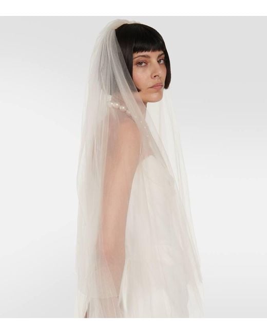 Vivienne Westwood White Bridal Ballerina Tulle Veil