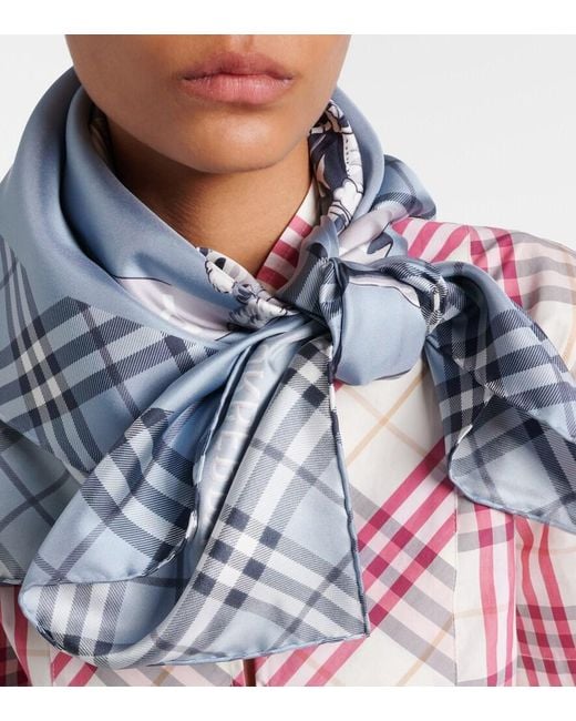Sciarpa Ekd di Burberry in Blue