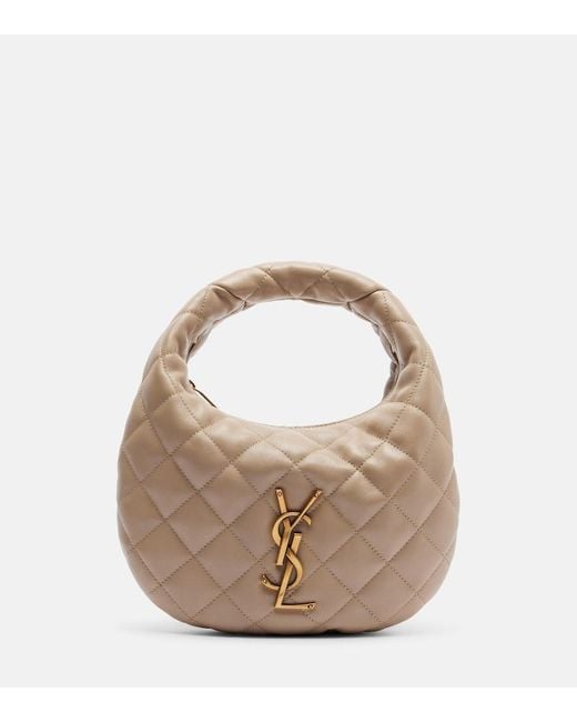 Sac A Main Icarino En Cuir Matelasse Saint Laurent en coloris Natural
