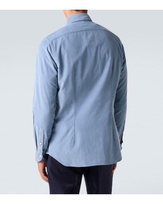 Slowear Hemd Aus Baumwolle in Blue für Herren