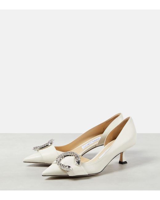 Pumps Melva 50 di Jimmy Choo in White