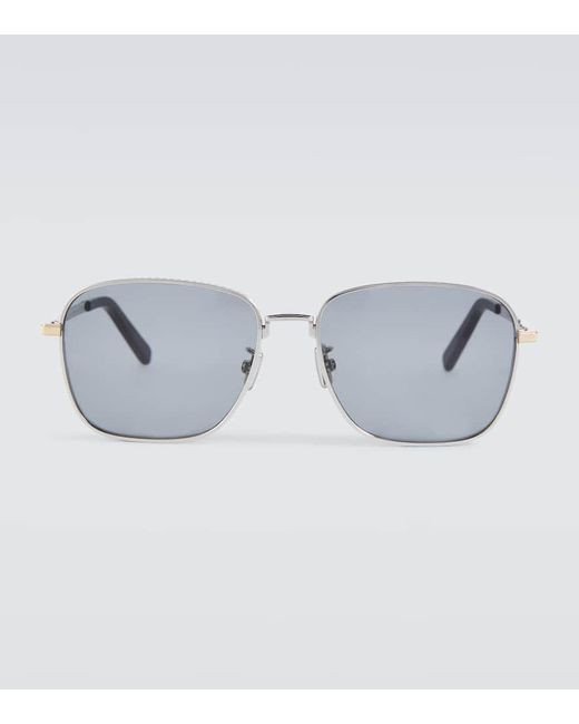 Dior Aviator-Sonnenbrille CD Diamond S4U in Blue für Herren