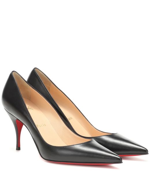 Christian Louboutin Black Clare 80 Nappa Leather Pumps