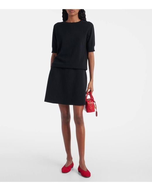 Mini-Jupe Clare En Cachemire Lisa Yang en coloris Black