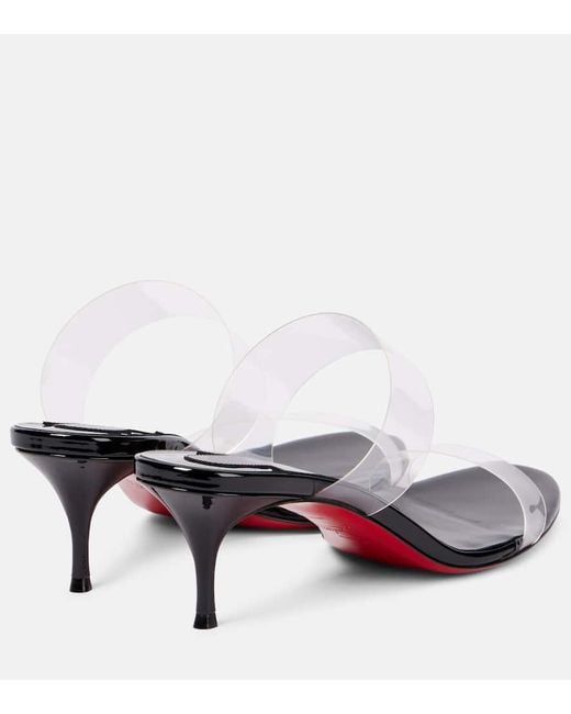 Christian Louboutin White Just Nothing 55 Pvc Sandals