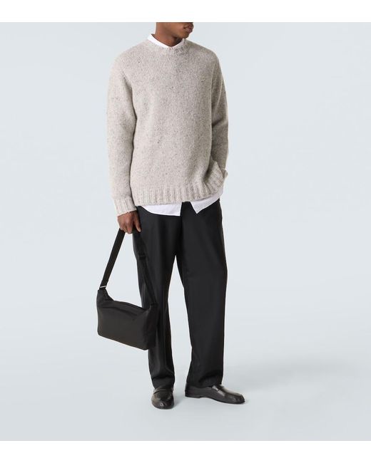 The Row Gray Pellegrino Cashmere Sweater for men